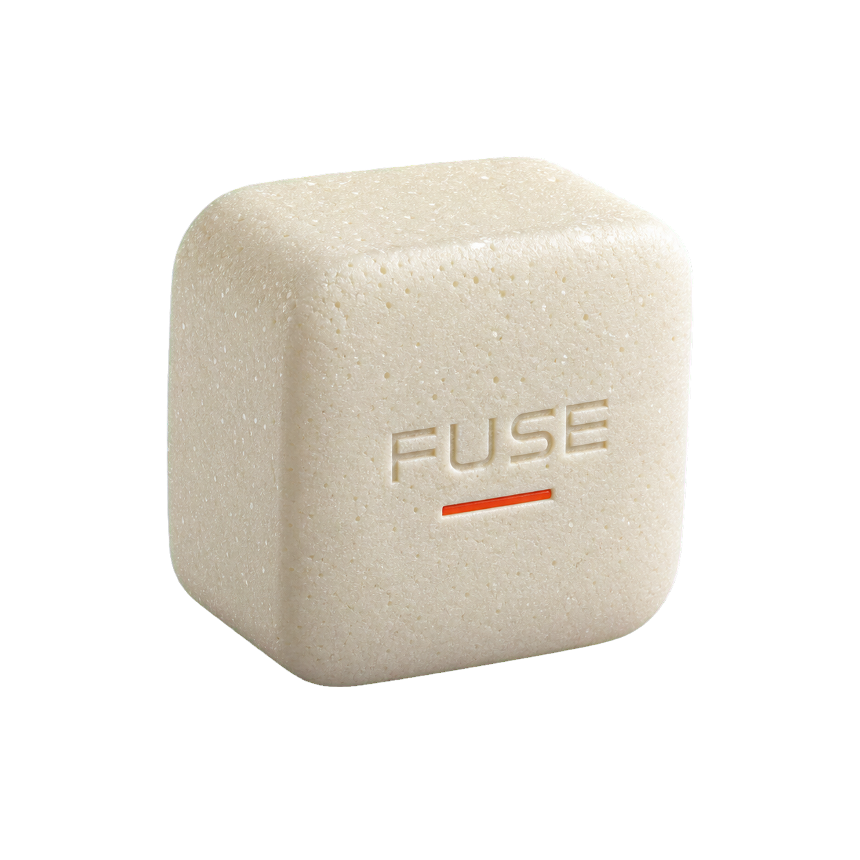 FUSE micro-encapsulated creatine block with soft rounded edges and embossed branding