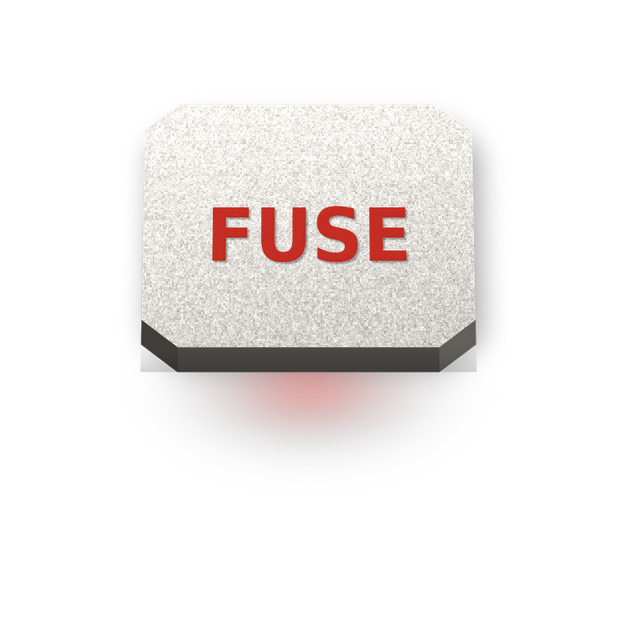 FUSE creatine tablet - precision engineered for coffee, featuring signature red underglow